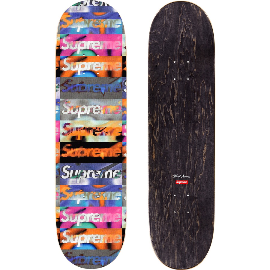Supreme Distorted Logo Skateboard (SS20) - Black - 8.5" x 32.25"  - $50