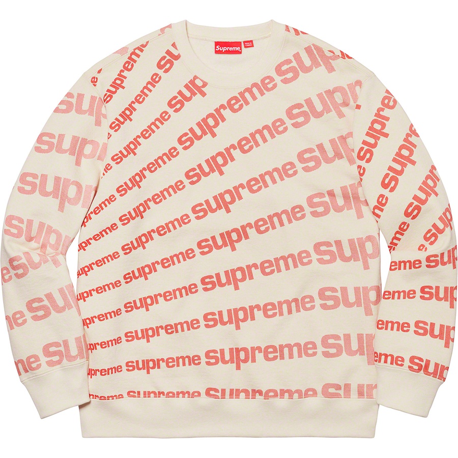 Supreme Radial Crewneck (SS20) - Natural - $148
