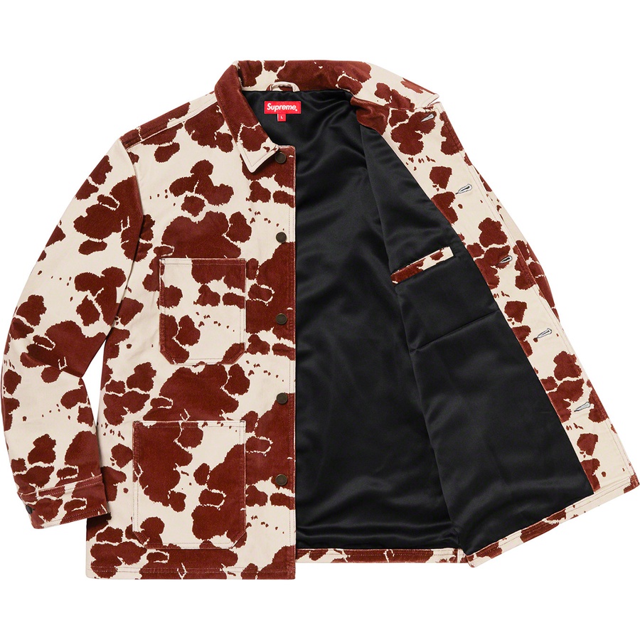 Supreme Velvet Chore Coat (SS20) - Cow - $198