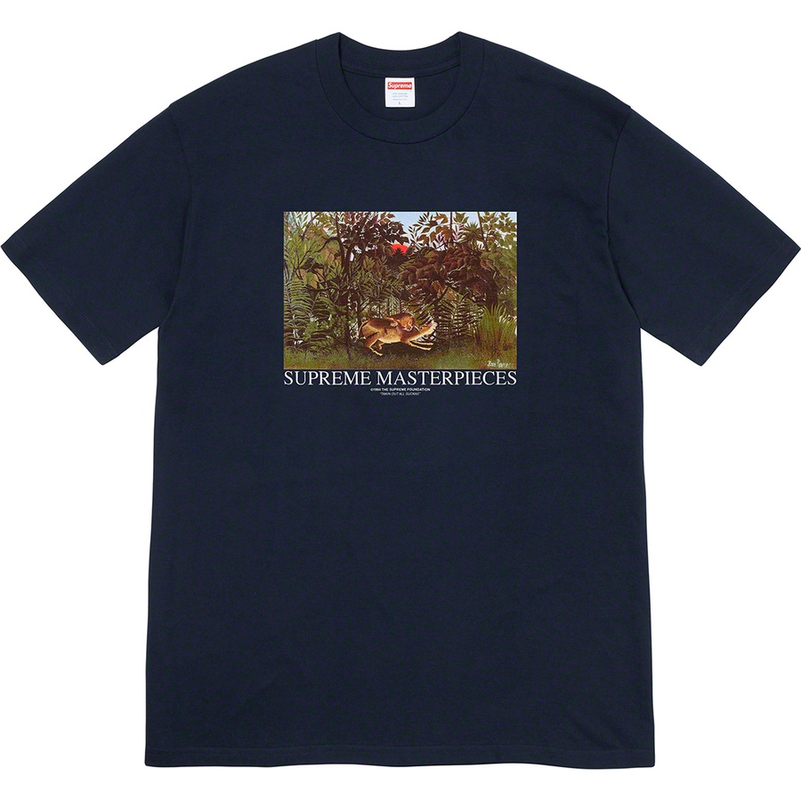 Supreme Masterpieces Tee (SS20) - Navy - $38