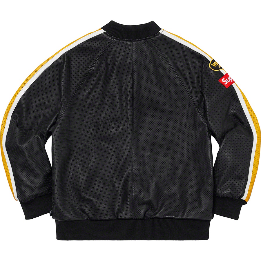 Supreme Supreme Vanson Leathers Perforated Bomber Jacket (SS20) - Black - $788