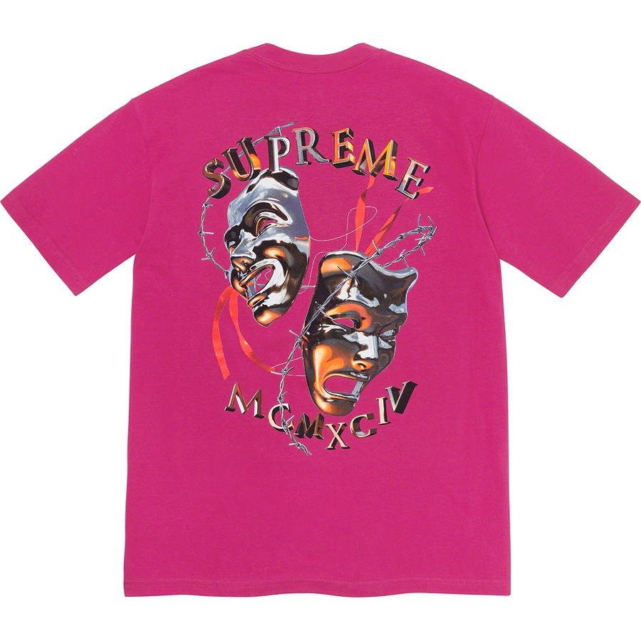 Supreme Laugh Now Tee (SS20) - Magenta - $38
