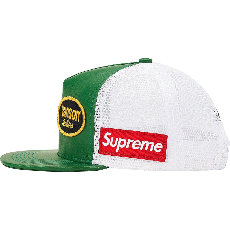 Supreme Supreme Vanson Leathers Mesh Back 5-Panel (SS20) - Green - $68