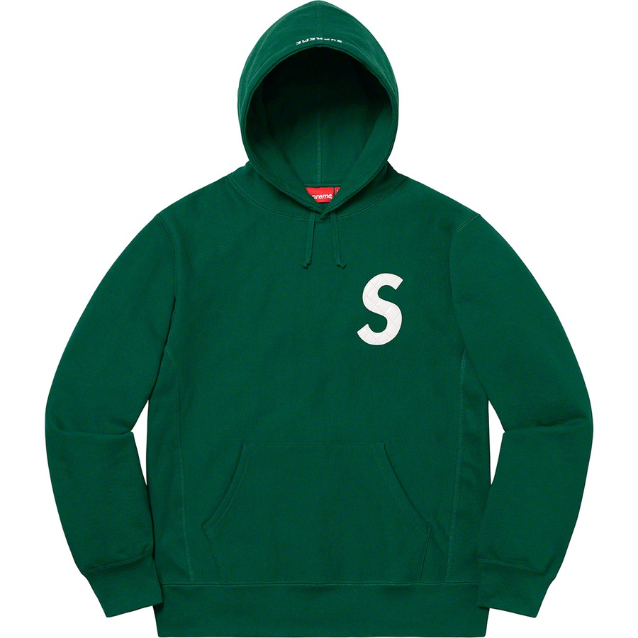 Supreme S Logo Hooded Sweatshirt (SS20) - Dark Green - $158