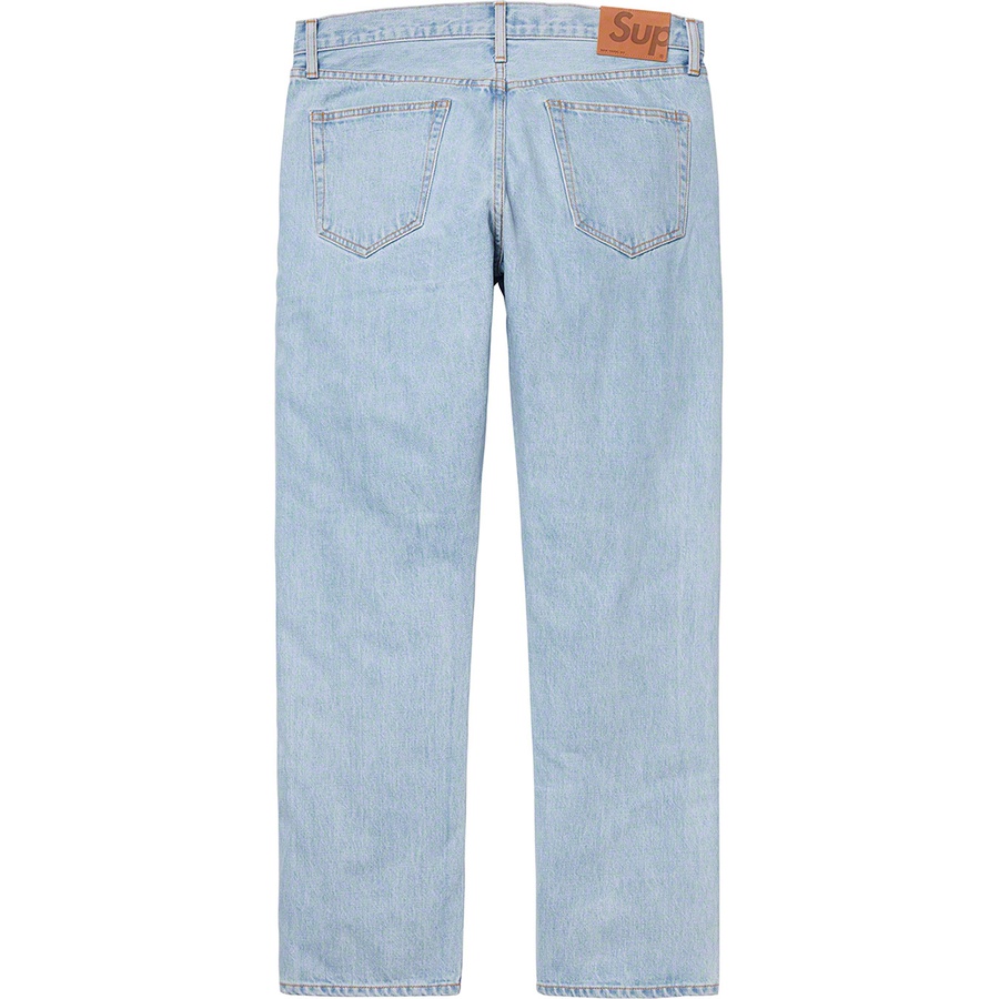 Supreme Stone Washed Slim Jean (SS20) - Stone Washed Indigo - $168