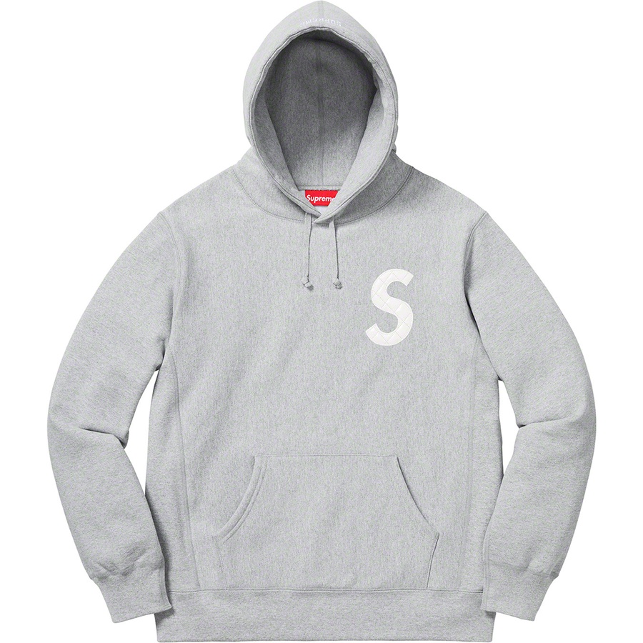 Supreme S Logo Hooded Sweatshirt (SS20) - Heather Grey - $158