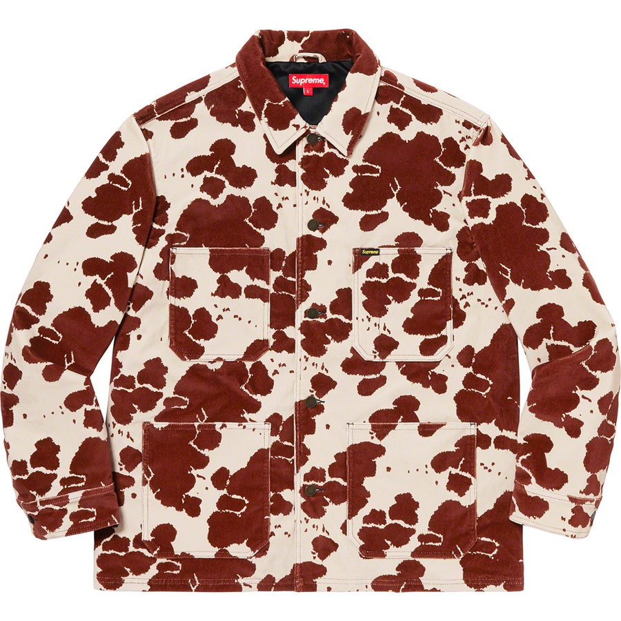 Supreme Velvet Chore Coat (SS20) - Cow - $198