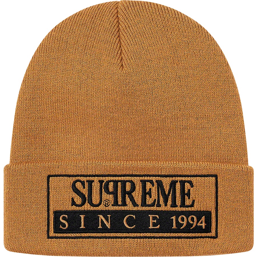 Supreme Reserved Beanie (SS20) - Tan - $34