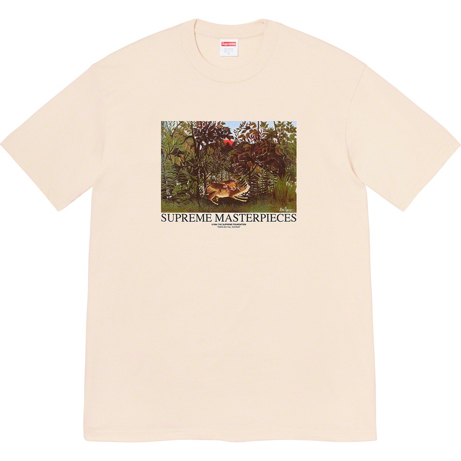 Supreme Masterpieces Tee (SS20) - Natural - $38