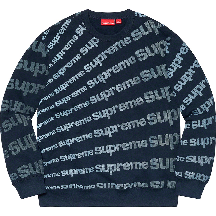 Supreme Radial Crewneck (SS20) - Navy - $148