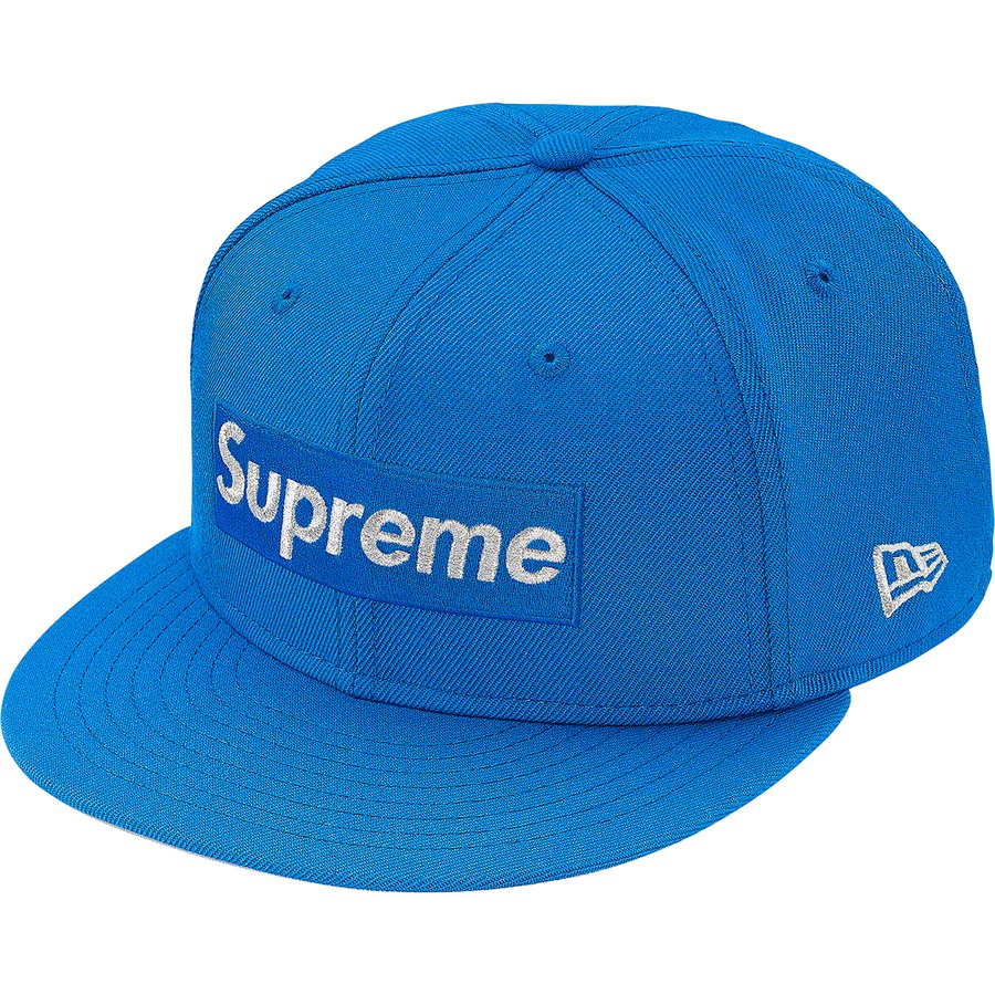 Supreme $1M Metallic Box Logo New Era (SS20) - Light Blue - $48