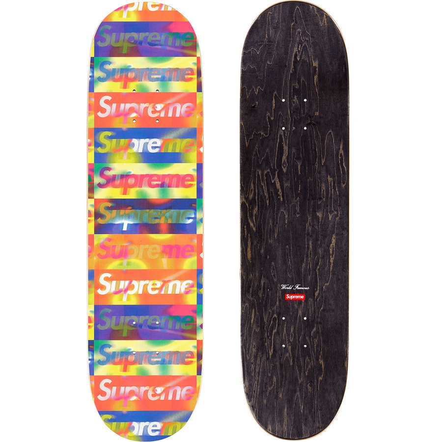 Supreme Distorted Logo Skateboard (SS20) - Yellow - 8.375" x 32.125" - $50