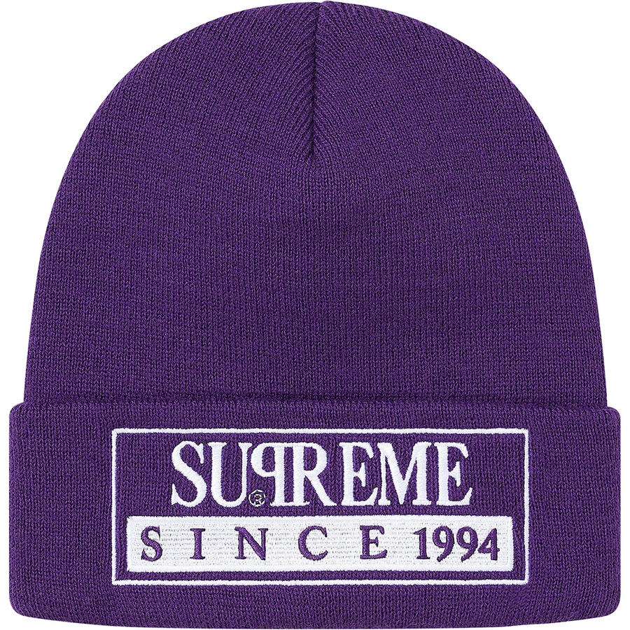 Supreme Reserved Beanie (SS20) - Purple - $34