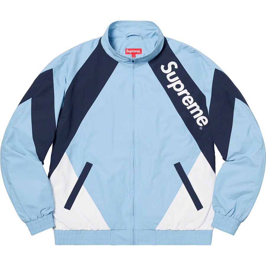 Supreme Paneled Track Jacket (SS20) - Light Blue - $168