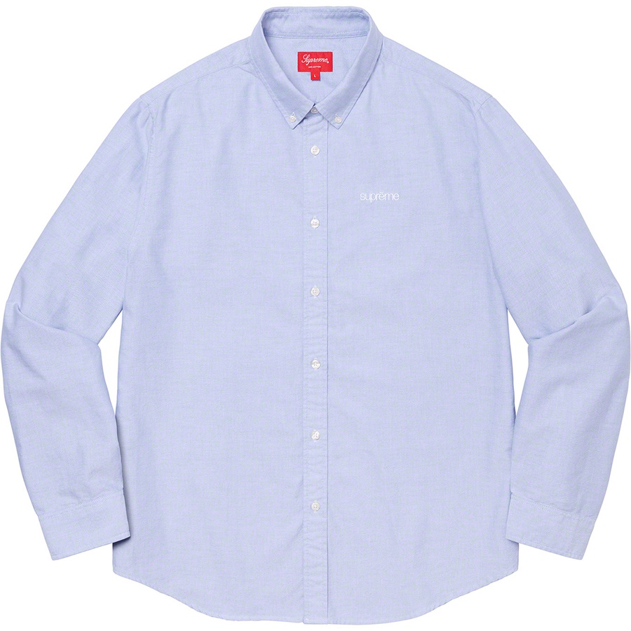 Supreme Oxford Shirt (SS20) - Light Blue - $118