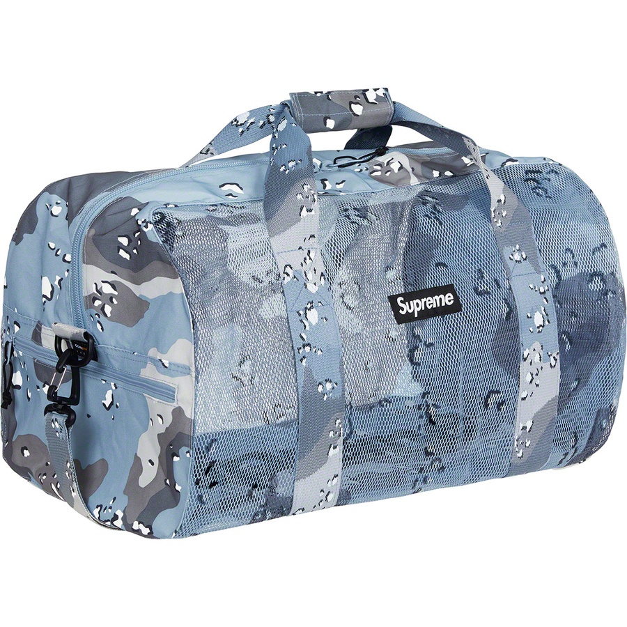 Supreme Big Duffle Bag (SS20) - Blue Chocolate Chip Camo - $128