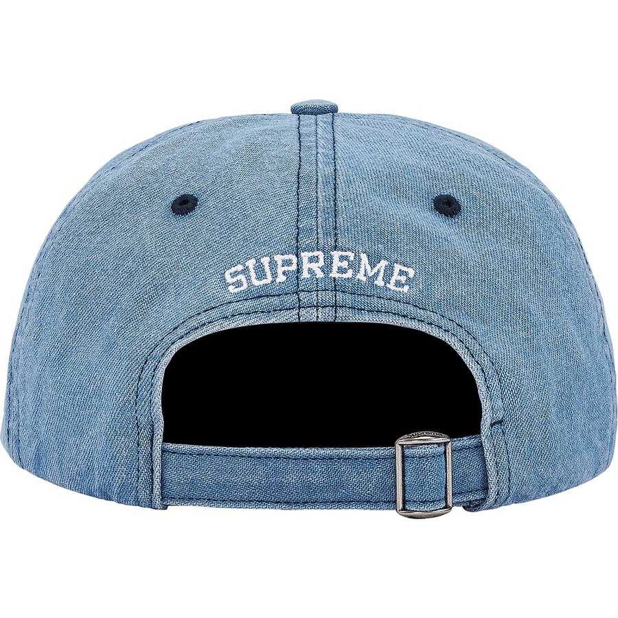 Supreme License Plate 6-Panel (SS20) - Denim - $48