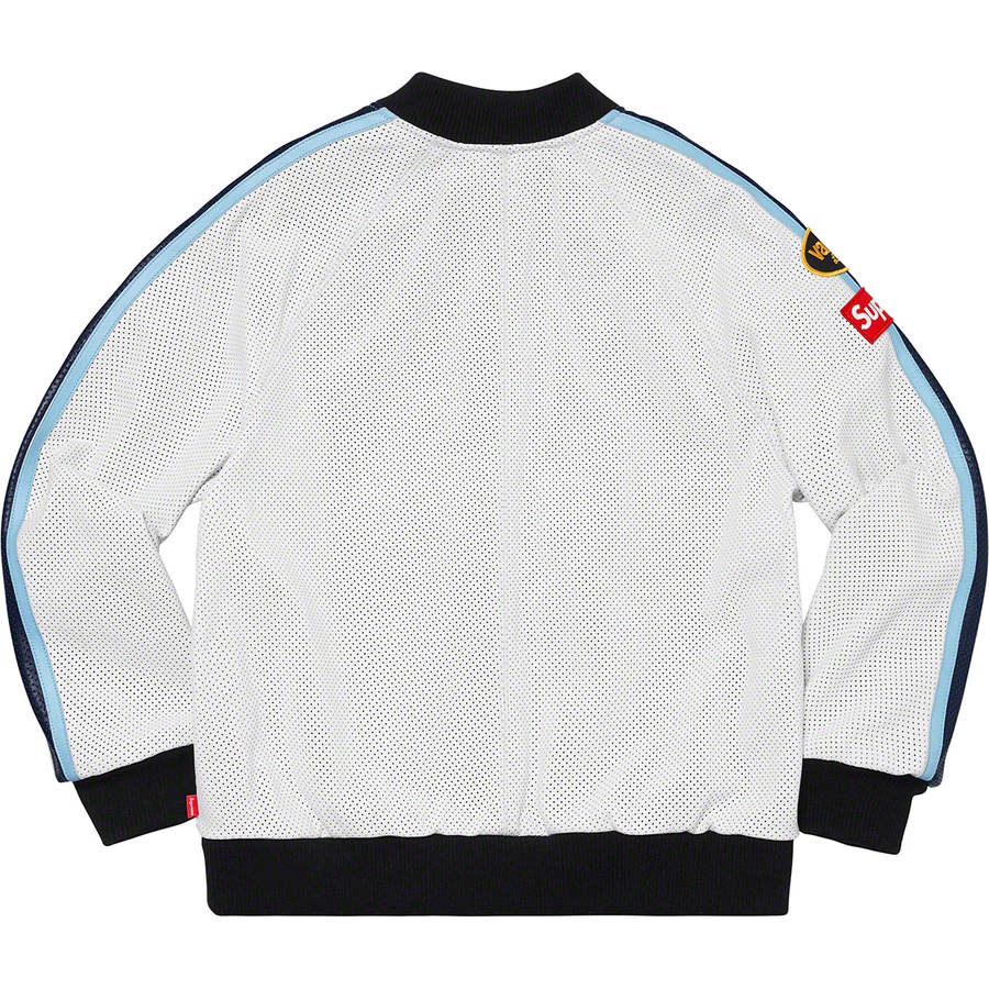 Supreme Supreme Vanson Leathers Perforated Bomber Jacket (SS20) - White - $788