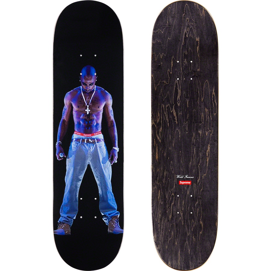 Supreme Tupac Hologram Skateboard (SS20) - Black - 8.5" x 32.25"  - $54