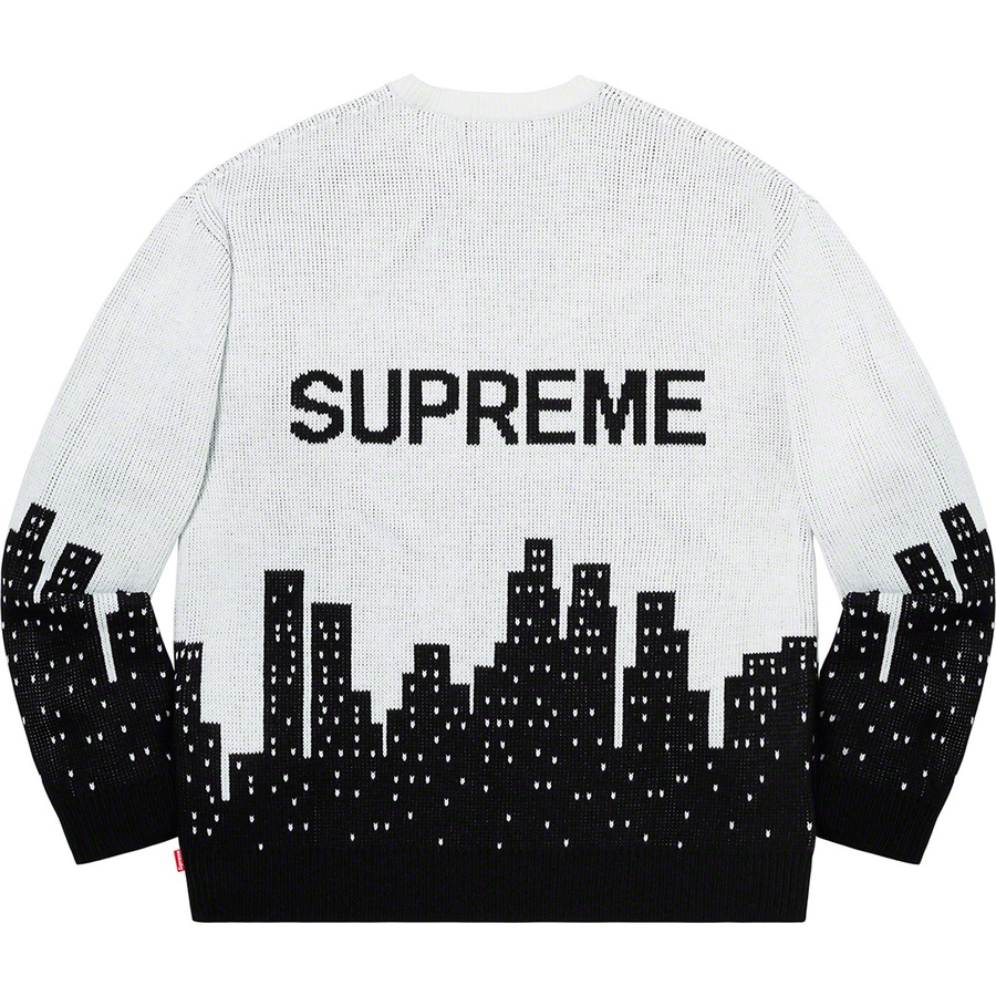 Supreme New York Sweater (SS20) - White - $148
