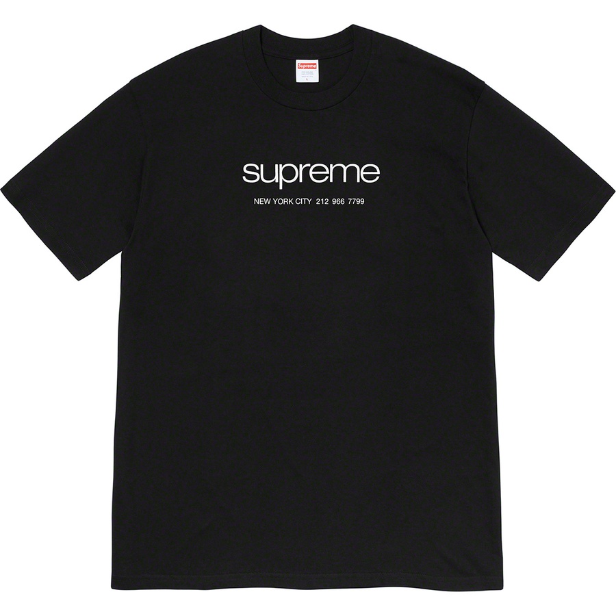 Supreme Shop Tee (SS20) - Black - $38