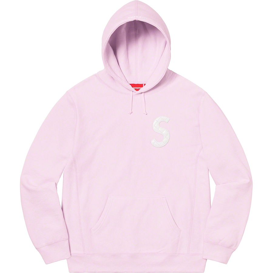 Supreme S Logo Hooded Sweatshirt (SS20) - Light Purple - $158