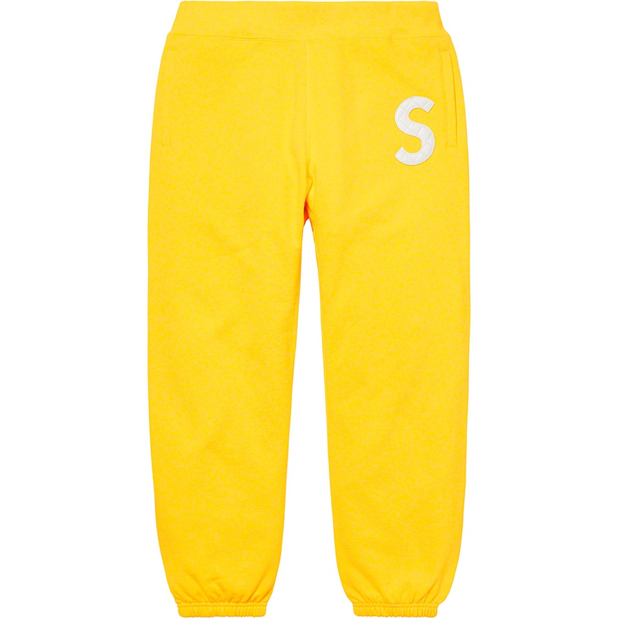 Supreme S Logo Sweatpant (SS20) - Yellow - $158