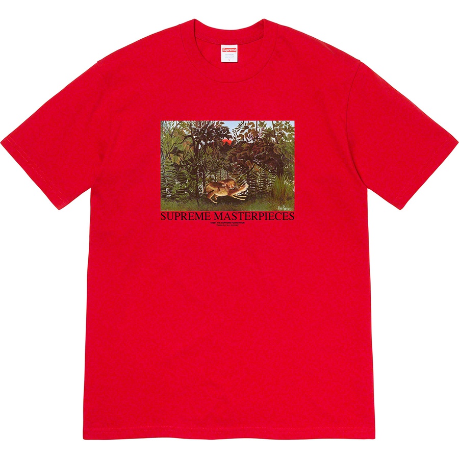 Supreme Masterpieces Tee (SS20) - Red - $38