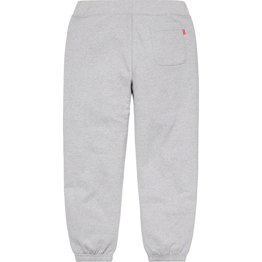 Supreme S Logo Sweatpant (SS20) - Heather Grey - $158
