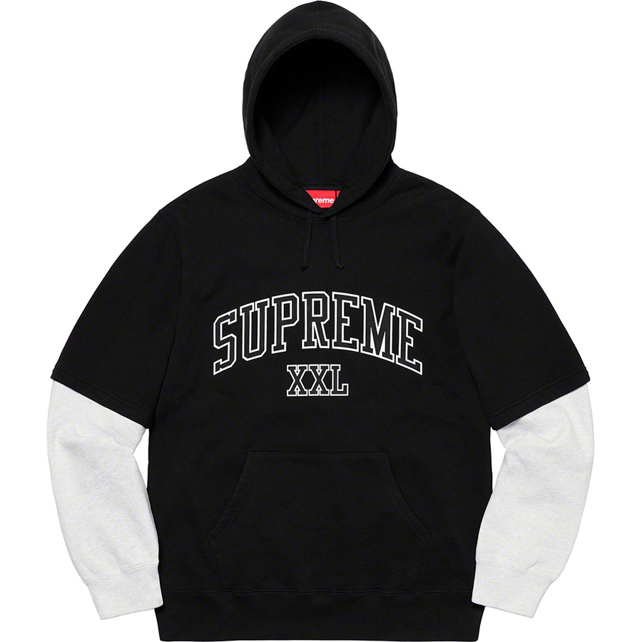 Supreme XXL Hooded Sweatshirt (SS20) - Black - $158