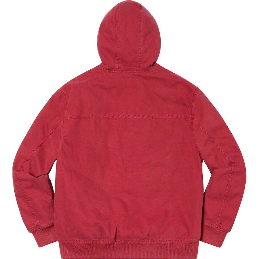 Supreme Canvas Hooded Work Jacket (SS20) - Red - $198