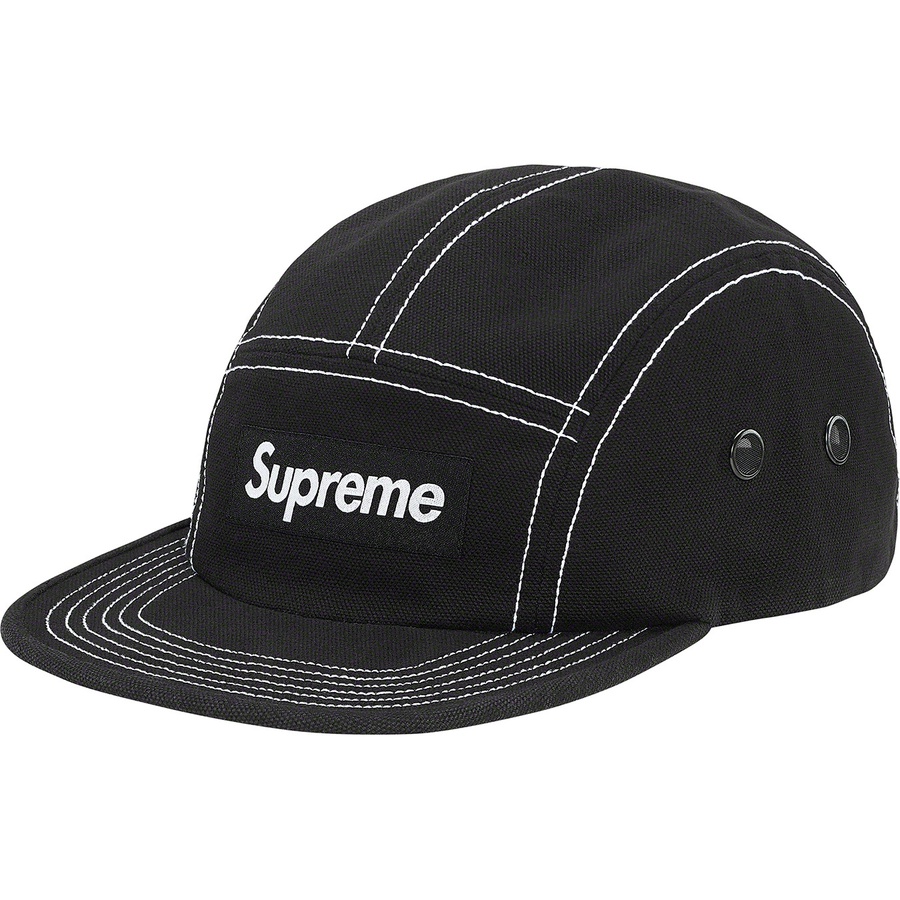 Supreme Field Camp Cap (SS20) - Black - $48