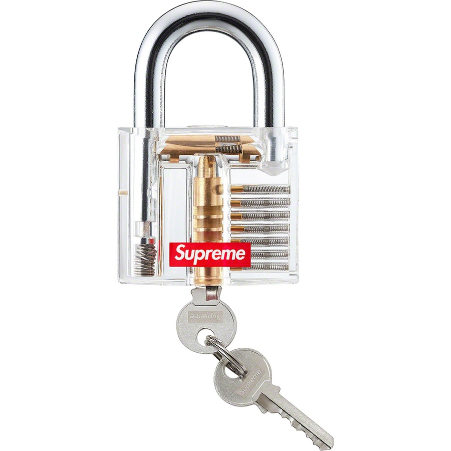 Supreme Transparent Lock (SS20) - Clear - $20