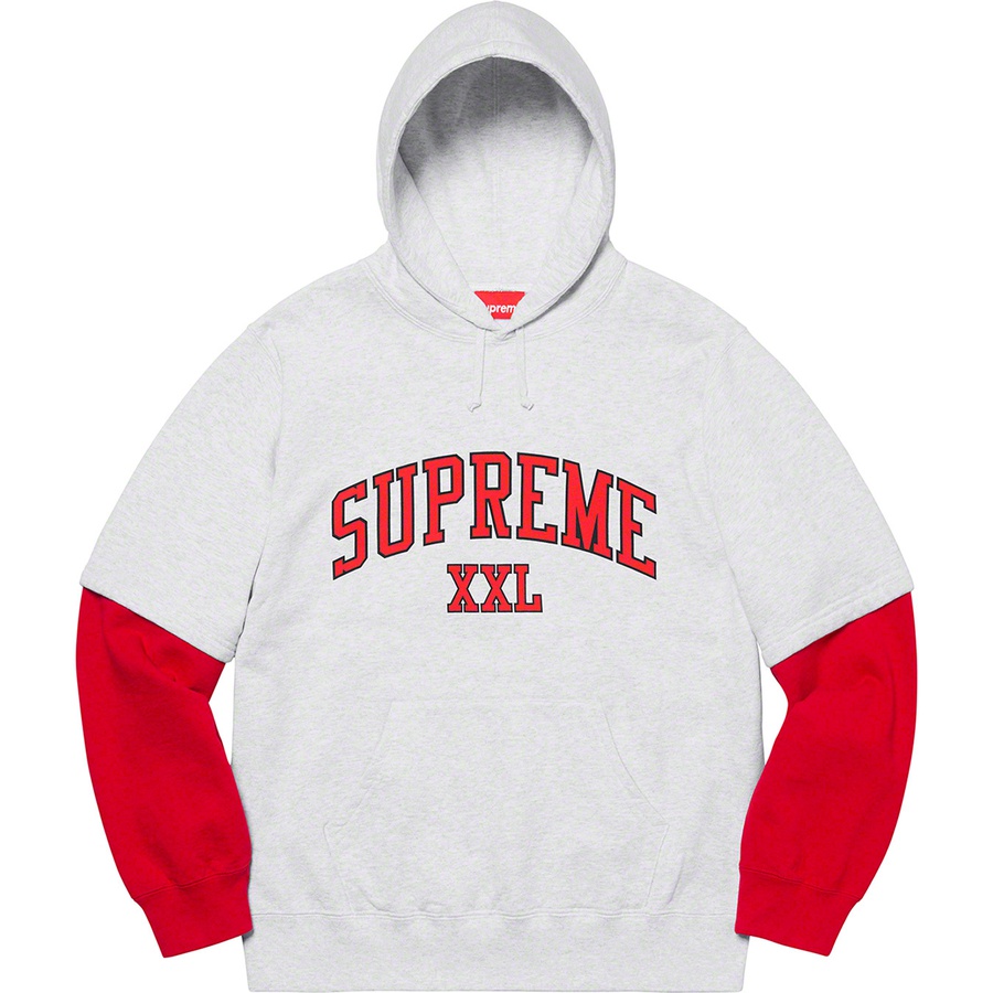 Supreme XXL Hooded Sweatshirt (SS20) - Ash Grey - $158