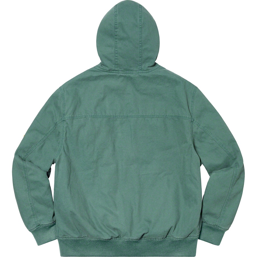 Supreme Canvas Hooded Work Jacket (SS20) - Work Green - $198