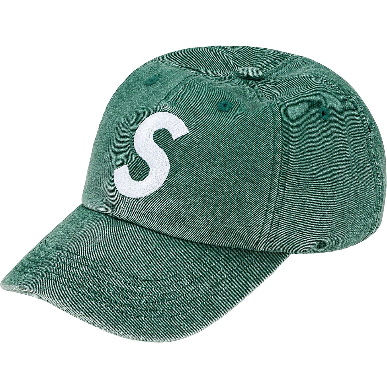 Supreme Pigment Print S Logo 6-Panel (SS20) - Dark Teal - $48