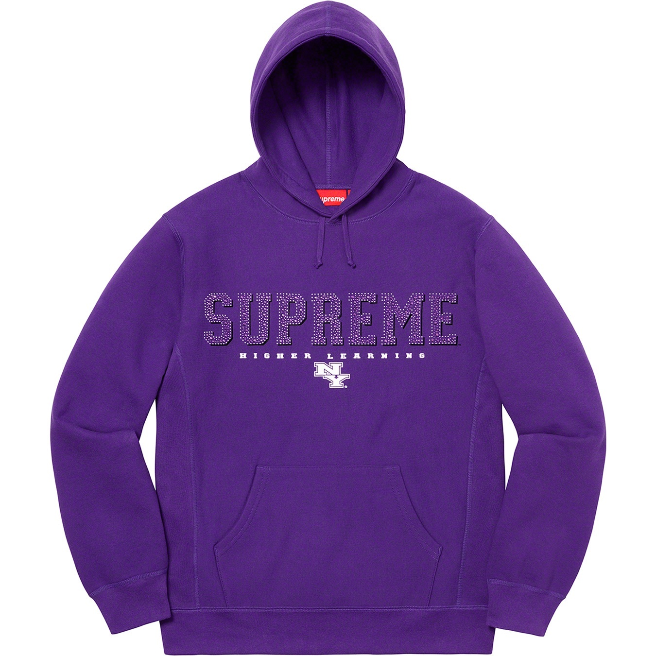 Supreme Gems Hooded Sweatshirt (SS20) - Purple - $158