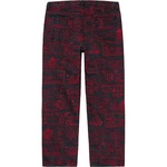 Supreme Checks Embroidered Jean (SS20) - Black