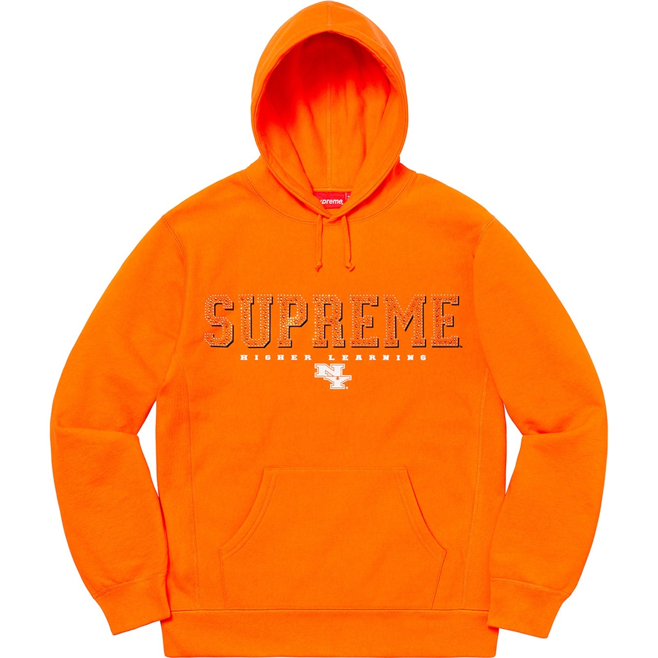 Supreme Gems Hooded Sweatshirt (SS20) - Orange - $158