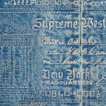 Supreme Checks Embroidered Denim Jacket (SS20) - Blue