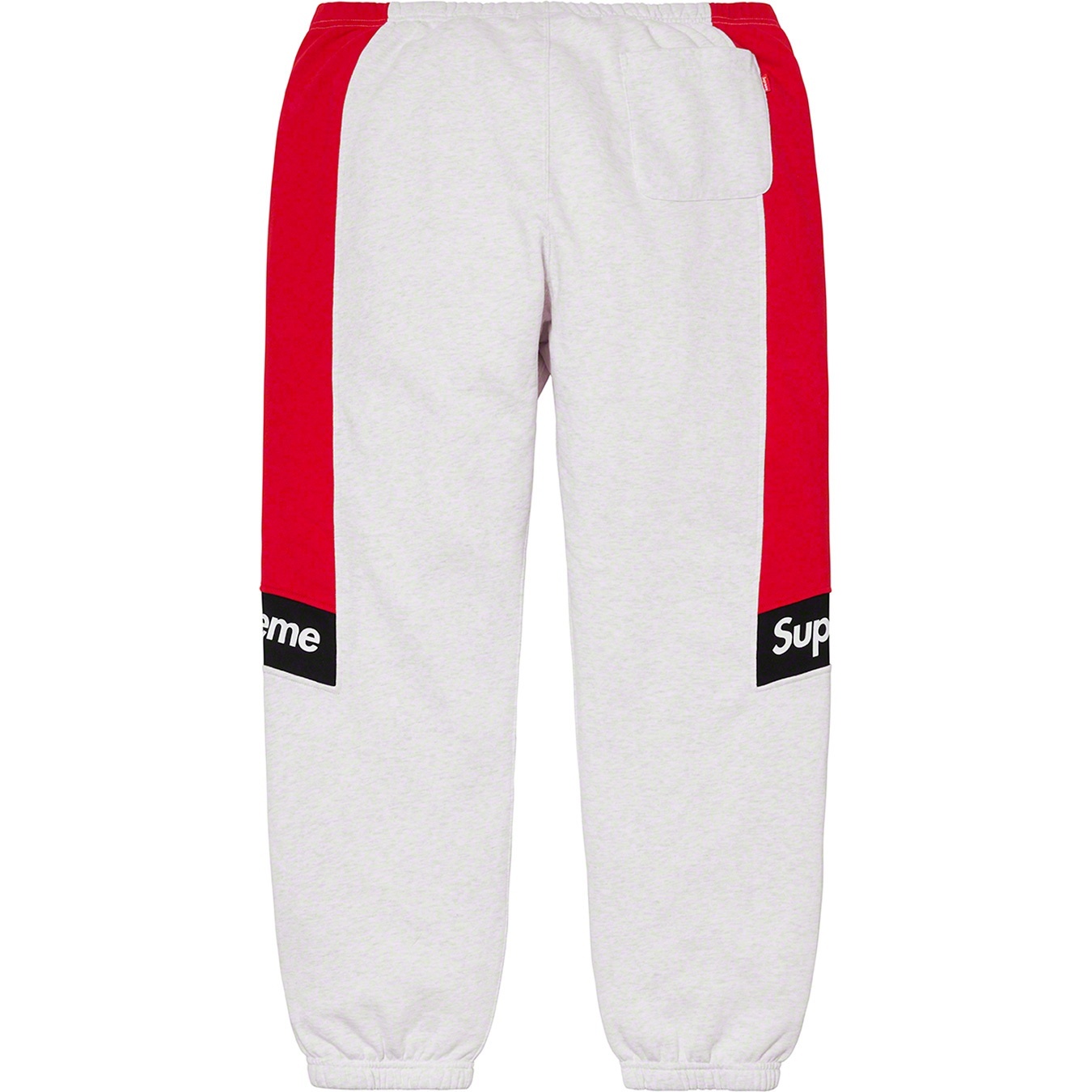 Supreme Color Blocked Sweatpant (SS20) - Ash Grey - $138