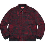 Supreme Checks Embroidered Denim Jacket (SS20) - Black