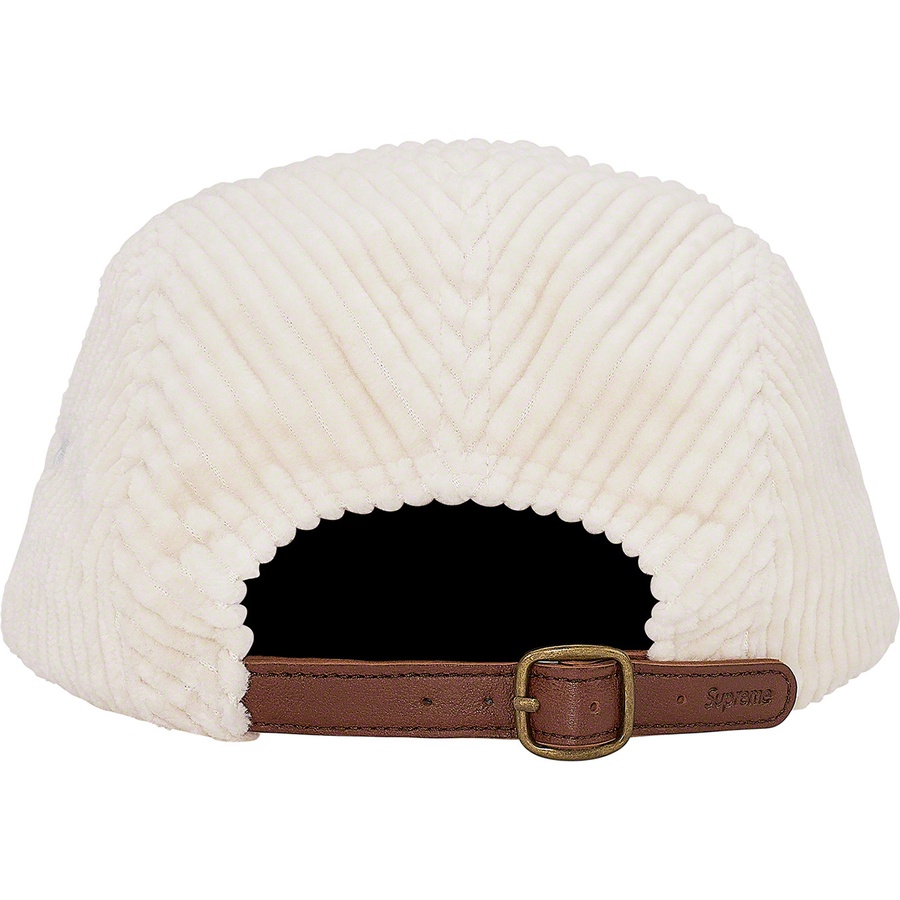 Supreme Wide Wale Corduroy Camp Cap (SS20) - Natural - $48