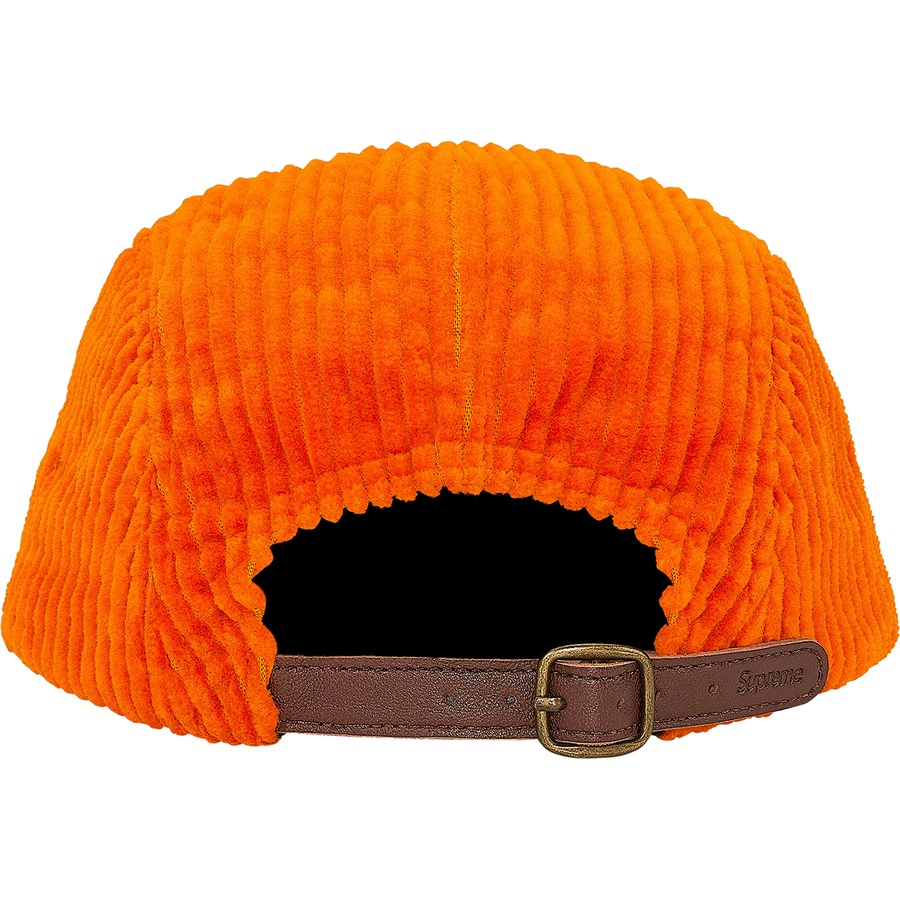 Supreme Wide Wale Corduroy Camp Cap (SS20) - Orange - $48