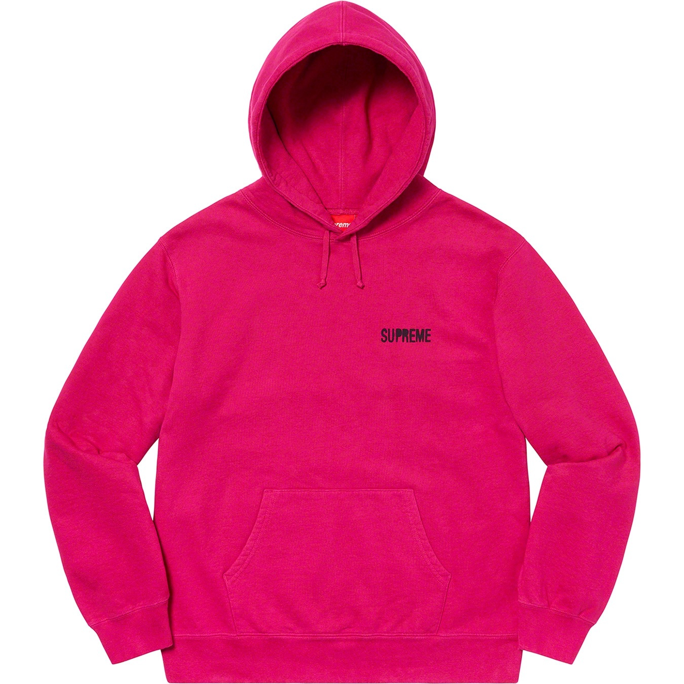 Supreme Restless Youth Hooded Sweatshirt (SS20) - Fuchsia - $158