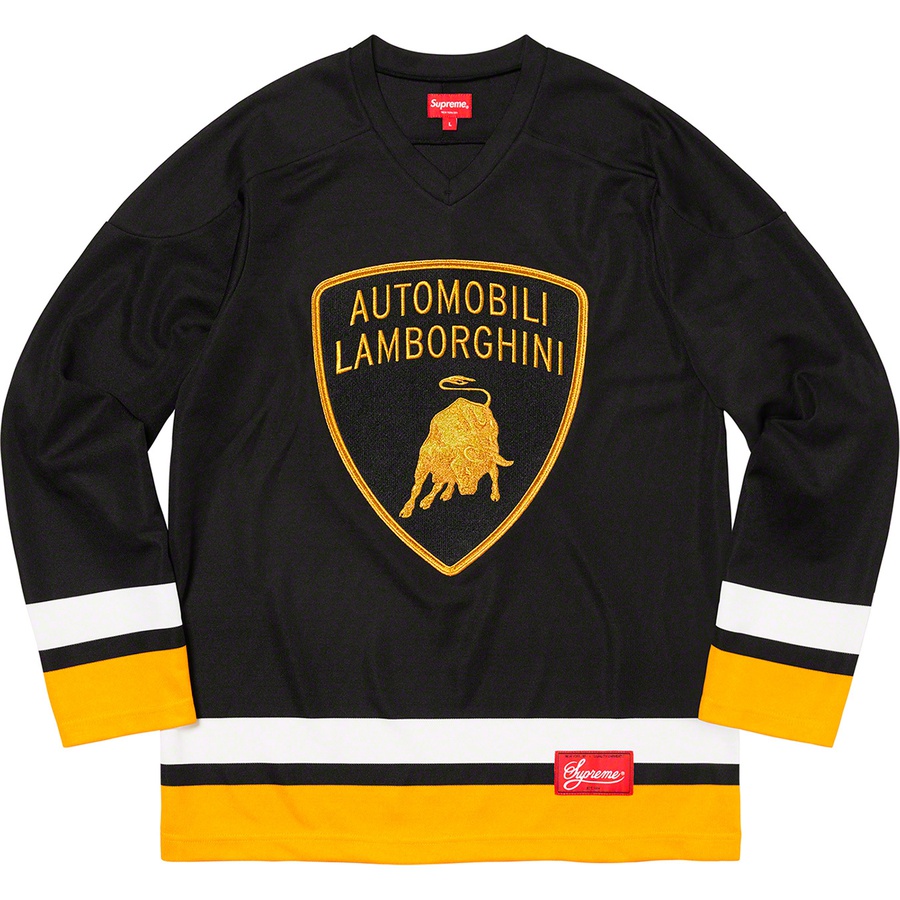 Supreme Supreme Automobili Lamborghini Hockey Jersey (SS20) - Black - $148