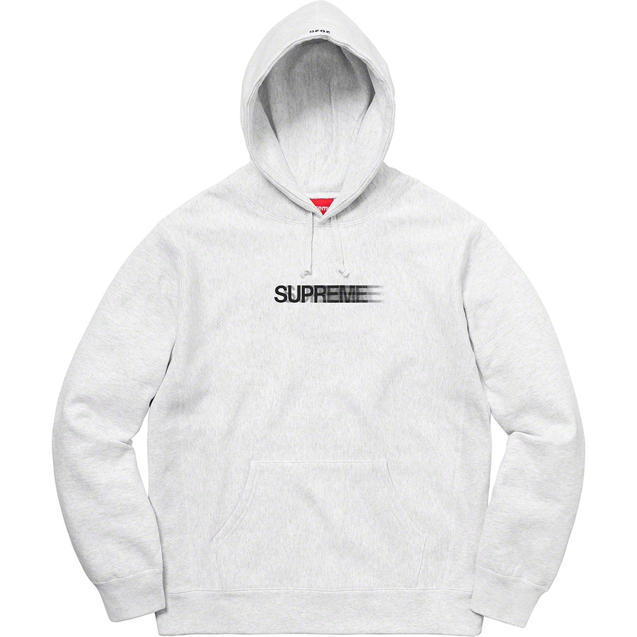 Supreme Motion Logo Hooded Sweatshirt (SS20) - Ash Grey - $158