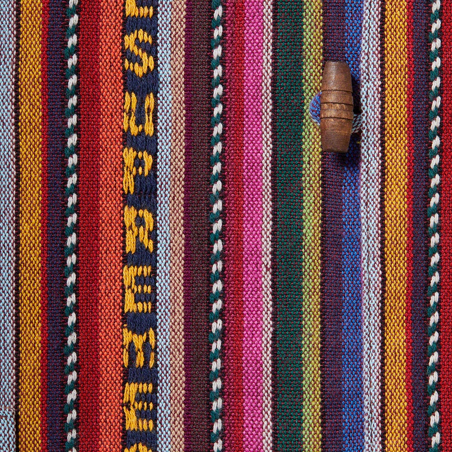 Supreme Woven Toggle Shirt (SS20) - Multicolor - $138