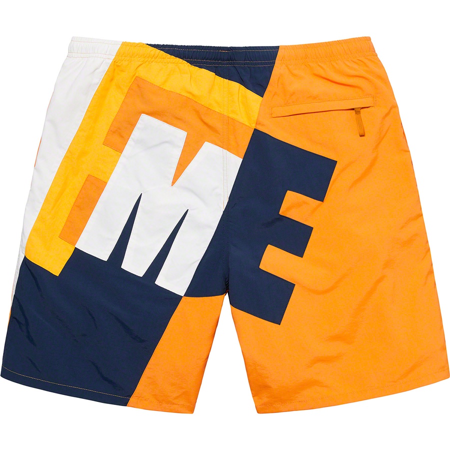 Supreme Big Letter Water Short (SS20) - Dark Orange - $128