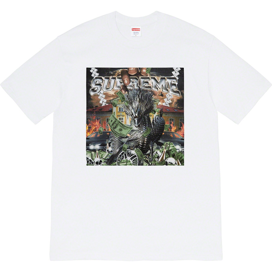 Supreme Dragon Tee (SS20) - White - $38